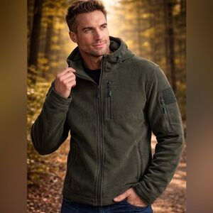 Baerskin Tactical Hoodie Jacket for Men. Military style fleece sweater. XL. NWT
